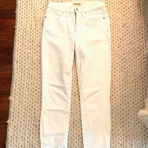 white madewell jeans